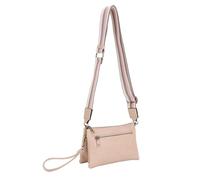 Liz Soto Chloe Small Crossbody Purses for Women - Convertible Cross Body Bag, Clutch Wallet Wrist Purse with Woven Strap, Almond