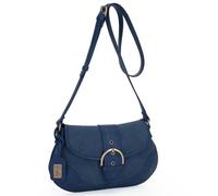 Liz Soto Olivia Shoulder Purses for Women Crossbody Bag - Medium Cross Body Purse for Women in Faux Suede, Navy