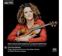 Liza Ferschtman, Prague Symphony Orchestra, Het Gelders Orkest, Jiri Malat & Christian Vasquez - Korngold: Violin Concerto, Op. 35; Bernstein: Serenade after Plato's "Symposium"