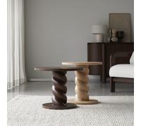 Liza - Side tables in mindi wood Natural