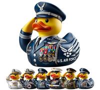 LIZAOZHANG Veteran Memorial Duck, Resin U.S. Army Duck, Statue Army Duck, Military Rubber Resin Duckling, Desktop Decoration for Men, Suitable for Men Active Duty and Retired