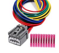 LIZAPUS 10 PIN Equivalent Replacement Pigtail Harness WPT-1037 WPT1037 1U2Z-14S411-BLB Wire Connector Female