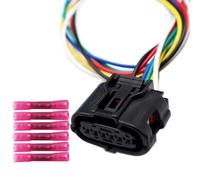 LIZAPUS 6-Pin A/C Compressor Connector Compatible with Toyota Prius 2010-2013 88370-47030 Wiring Harness