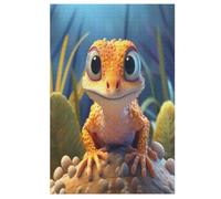 Lizard 1000 Pieces Wooden Jigsaw Puzzle for Adults Puzzles Brain Exercise Challenge High Difficulty Game for Kids 78×53cm