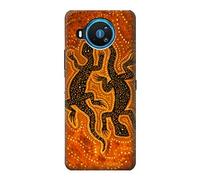 Lizard Aboriginal Art Case Cover For Nokia 8.3 5G