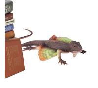 Lizard Animal Toy - 13x6.5x3cm Simulated Reptile Model, Realistic Rubber Figure, Flexible Wildlife Toys, Durable Learning Prop | Educational Science Toy for Kids Children Boys Girls Creative