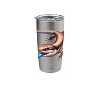 Lizard Blue Tongued Skink Design Stainless Steel Insulated Tumbler