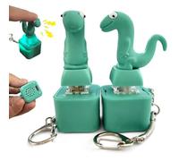 Lizard Button Keychain, Fun Lizard Keychain Sound, Keyboard Fidget toy Clicker Fidget Toy Keyboard Portable Stress Reliever Button Fun & Portable Stress Relief Toy for Kids Adults