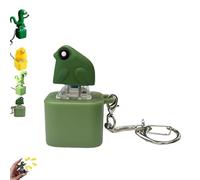 Lizard Button Keychain, Lizard Keychain Sound, Rechargeable Frog Croaking Keychains, Duck Keyboard, Funny Stress Relief for Adults Kids (1Pcs-d)