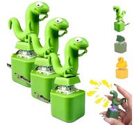 Lizard Button Keyring, Frog Croaking Fidget Toy With Colorful Light & Sound, Rechargeable Fun Stress Relief Toy With Led Lights, For Backpacks Study Work Travel (2, Lizard)