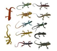 Lizard Clip - 12 Pieces Gecko Prank Clip Simulated Animal Helmet | Fun Accessory for Women Girls Daily Party Cosplay Hallo School Gathering