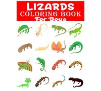 Lizard Coloring Book For Boys: Super & Fun Educational Coloring Pages of Lizard for Little Children's Ages 3-9 | Great Gift for Children