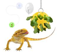 Lizard Feeding Ball, 32cm Bearded Dragon Enrichment Toys Feeder Ball