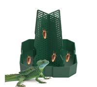 Lizard Food Bowl,Worm Dish for Reptile Tank | Mutual Inserting Prey Dish, Lizard Gecko Pet Bowl, Feeding Bowls for Leopard Bearded Dragon Chameleon