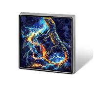 Lizard Gecko Thunder Funny Lapel Tie Pin Buttons Brooch Badge Pin Clothes Hat Accessories for Men Women