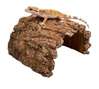 Lizard Habitat Shelter - Resin Cave , Amphibian Tank , Safe and Lair to Rest, Nursery Decor Element | for Gecko I Chameleon Frog Turtle