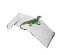Lizard Hammock,Stainless Steel Climbing Hammock for Bearded Dragon - Aquariums Accessories, Reptile Cooling Bed for Snake Turtle Hermit Crab