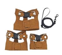 Lizard Harness, Adjustable Escape Proof Harness with Pull Rope, 3x Chameleon Harnesses for Small Walking Pets