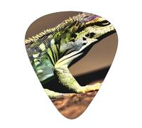 Lizard Hd Exceptional Guitar Pick – Single-Side Full-Print, Abs Material Plectrum – Diverse Thickness For Varied Music Experience – Ideal For Guitars And Ukuleles,Guitar Pick,