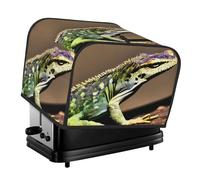 Lizard Hd Print 4-Slice Toaster Cover Dustproof Kitchen Appliance Washable For Home Dorm Office