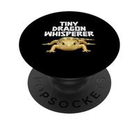 Lizard Keeper Reptile Lover Tiny Dragon Peter´s Banded Skink PopSockets Adhesive PopGrip