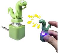 Lizard Keychain Sound, 2025 New Adults Keyboard Clicker Lizards Fidget Toys, Lizards Fidgets Toy with Quacking Sound & Colorful Light, Clicky Fidgets Toy, Funny Fidget Keyring Decompression Toys