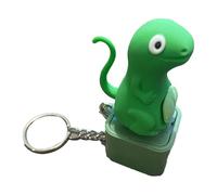 Lizard Keychain Sound,Fun Rechargeable Keychains with Colorful Lights,Portable Stress Reliever & Fidget Toy for Anxiety