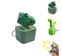 Lizard Keychain Sound, Lizard Button Keychain, Rechargeable Lizards Anxiety Relief Keychain Button Toy with Colorful Light & Sound, Portable Stress Reliever for Anxiety & Sensory Fun