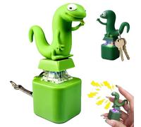 Lizard Keychain Sound, Lizard Button, Lizard Keyring With Colorful Light & Sound, Rechargeable Fun Stress Relief Toy With Led Lights, For Kids Adults Backpacks Study Work Travel (1pc)