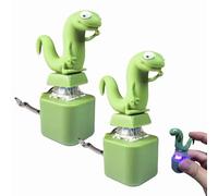 Lizard Keychain Sound, lizard button sound Keychain, 2025 New Adults Keyboard Clicker Lizards Fidget Toys, Lizards Fidgets Toy with Quacking Sound & Colorful Light, Clicky Fidgets Toy (2pcs)