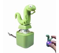 Lizard Keychain Sound, lizard button sound Keychain, 2025 New Adults Keyboard Clicker Lizards Fidget Toys, Lizards Fidgets Toy with Quacking Sound & Colorful Light, Clicky Fidgets Toy (1pc)
