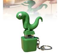 Lizard Keychain Sound, New Adults Keyboard Clicker Lizards Fidget Toys, Fun Rechargeable With Colorful Lights, Portable Stress Reliever for Anxiety & Sensory(#A-1)