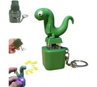 Lizard Keychain Sound, Rechargeable Lizard Keychain with Realistic Sound, Lizards Stress Reliever with Colorful Lights, Portable Stress Reliever for Anxiety & Sensory Fun Keychains (1PCS)