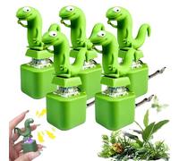 Lizard Keychain Sound, Rechargeable Lizards Anxiety Relief Keychain Button Toy, Fun Rechargeable Keychains with Colorful Lights, Portable Stress Reliever for Anxiety & Sensory Fun (5PCS)