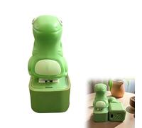 Lizard Keychain Sound Toy, 2025 Rechargeable Lizard Fidget Keyring with Croaking Sound & Colorful Light, Clicky Fidgets Toy, Funny Fidget Keyring Decompression Toys for Adults & Kids (1pc)