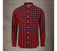 Lizard King Men's Red Check Long Sleeve Shirt | Size: 2XL Lizard King Red 2XL