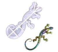 Lizard Mold | Silicone Molds Resin Casting - Gecko Resin Molds Crystal Epoxy Silicone Lizard Mold 3D Casting for Halloween Decor, Living Room Office Garden