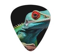Lizard on a branch Printed guitar picks - three thicknesses: thin, medium and thick, suitable for electric guitar, bass and ukulele.
