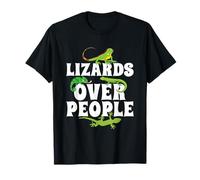 Lizard Over People - Reptile Breeder Reptile Owner T-Shirt