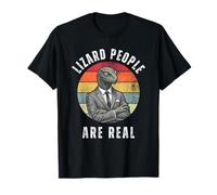 Lizard People Are Real Reptilian Alien UFO T-Shirt