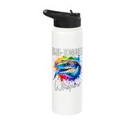 Lizard Pet Blue Tongued Skink Whisperer Stainless Steel Insulated Water Bottle