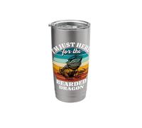 Lizard Pet Just Here for The Bearded Dragon Lizard Stainless Steel Insulated Tumbler