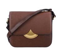 Lizard-Print Leather Box Bag - female - Sessun - Cross Body Bags - Brown - ONE SIZE - Bags ONE SIZE