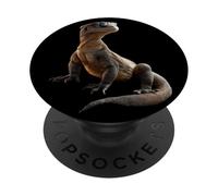Lizard Reptiles Komodo Banded Dragon Water Monitor Lizard PopSockets Adhesive PopGrip