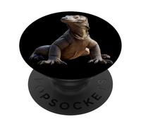 Lizard Reptiles Komodo Banded Dragon Water Monitor Lizard PopSockets Adhesive PopGrip