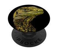 Lizard Reptiles Komodo Banded Dragon Water Monitor Lizard PopSockets Adhesive PopGrip