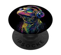 Lizard Reptiles Komodo Banded Dragon Water Monitor Lizard PopSockets Adhesive PopGrip