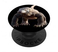Lizard Reptiles Komodo Banded Dragon Water Monitor Lizard PopSockets Adhesive PopGrip