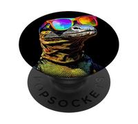 Lizard Reptiles Komodo Banded Dragon Water Monitor Lizard PopSockets Adhesive PopGrip