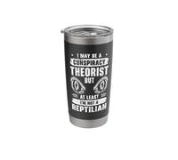 Lizard Reptilian Agenda Conspiracy Theory Stainless Steel Insulated Tumbler